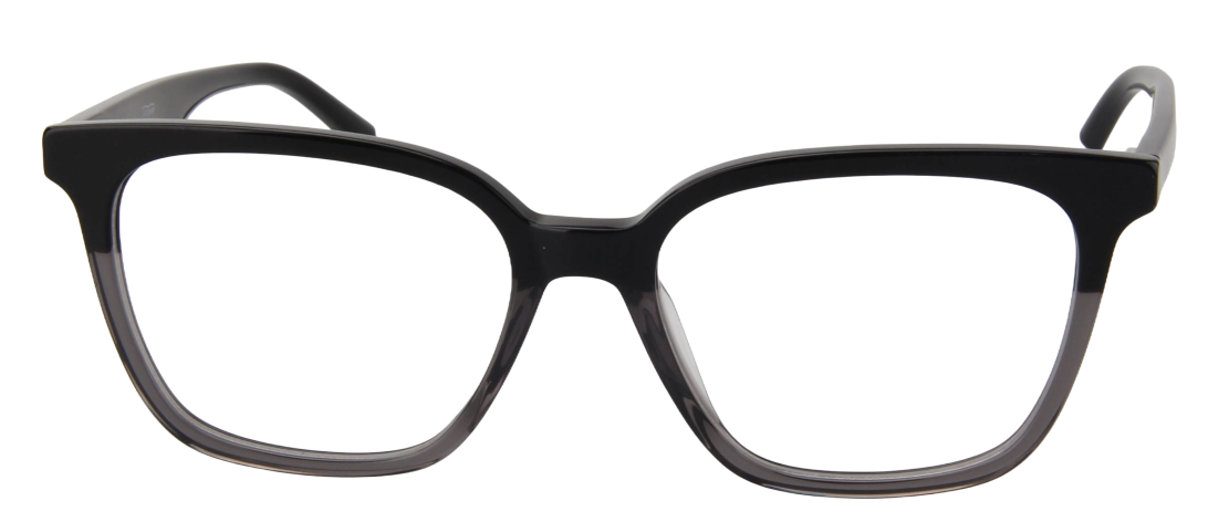Men Access Eyeglasses: Percy - Black White - SpecSMART Eye Clinic (Front View)