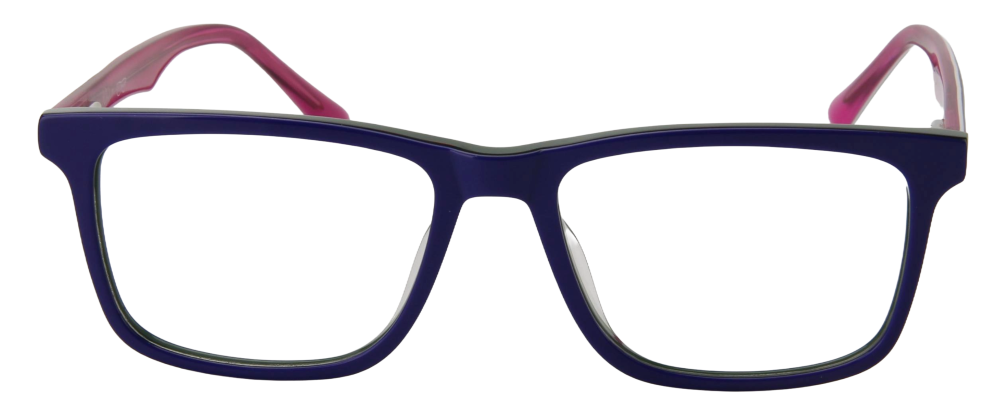Men Access Eyeglasses: Peter - Navy Red - SpecSMART Eye Clinic (Front View)
