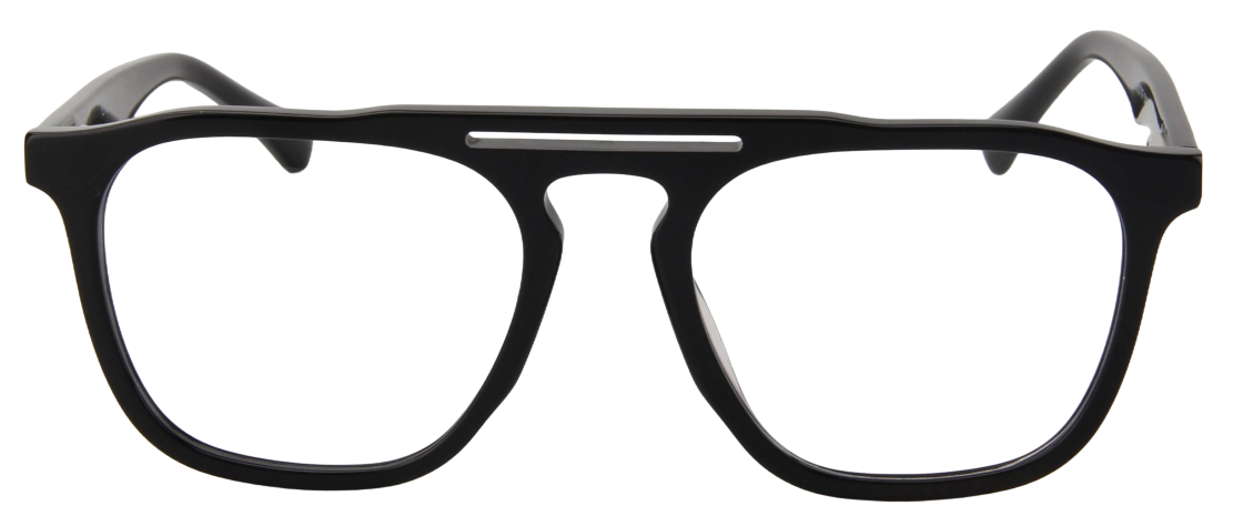 Men Access Eyeglasses: Rex - Black - SpecSMART Eye Clinic (Front View)