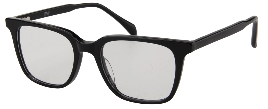 Men Access Eyeglasses: Ricahard - Black - SpecSMART Eye Clinic (Diagonal View)