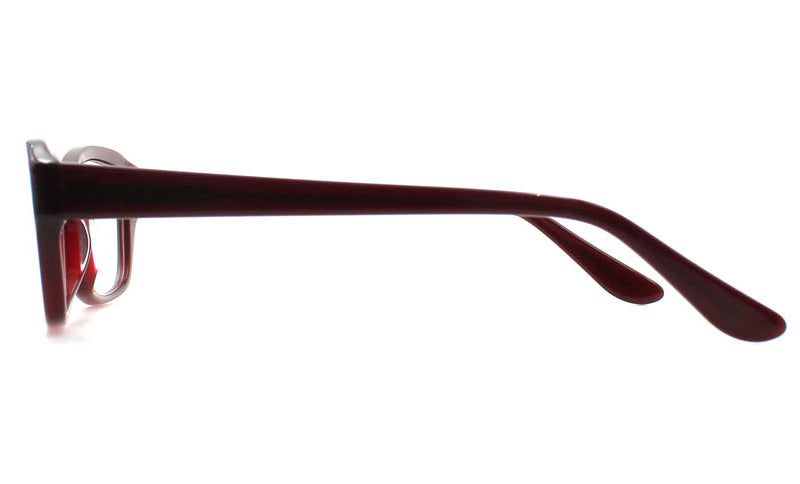 Women Access Eyeglasses: Efe - Burgundy - SpecSMART Eye Clinic (Side View)