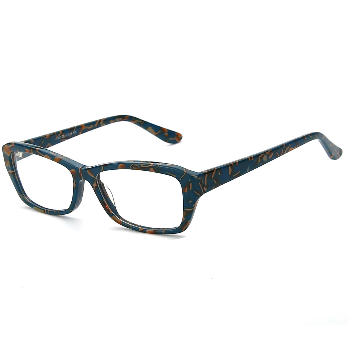 Women Access Eyeglasses: Efe Blue - SpecSMART Eye Clinic (Diagonal View)