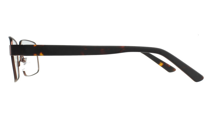 Men Insignia Eyeglasses: Tito - Brown & Tortoiseshell - SpecSMART Eye Clinic (Side View)