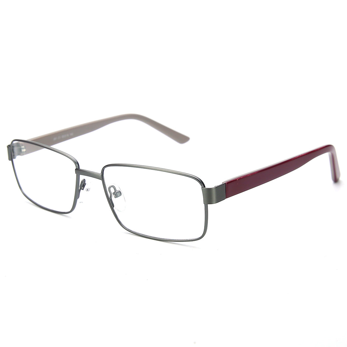 Men Insignia Eyeglasses: Tito Gun & Matt Brown - SpecSMART Eye Clinic (Diagonal View)