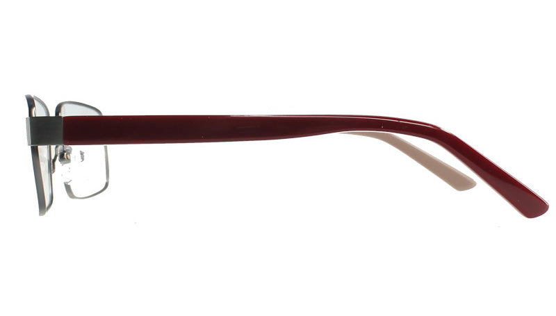 Men Insignia Eyeglasses: Tito Gun & Matt Brown - SpecSMART Eye Clinic (Side View)