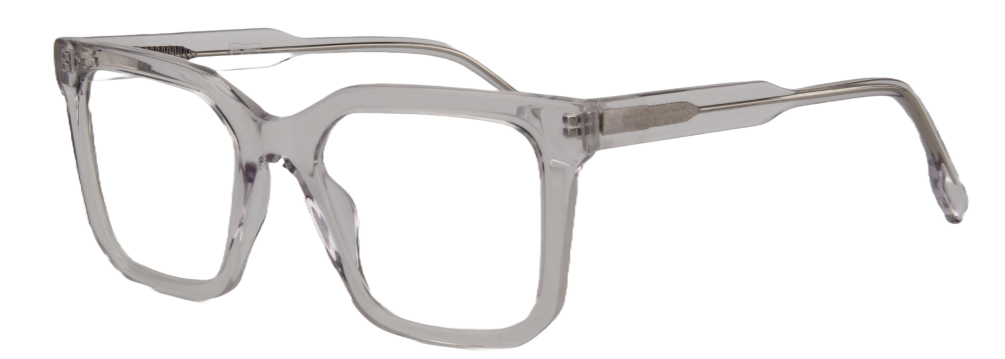Men Insignia Eyeglasses : Armani - Transparent - SpecSMART Eye Clinic (Diagonal View)