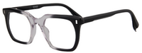 Thumbnail for Men Insignia Eyeglasses : Ayuba - Transparent Black - SpecSMART Eye Clinic (Diagonal View)