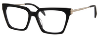 Thumbnail for Women Vista Eyeglasses: Koet - Black Gold - SpecSMART Eye Clinic (Diagonal View)