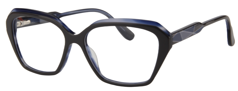 Women Vista Eyeglasses: Nora - Grey - SpecSMART Eye Clinic (Diagonal View)