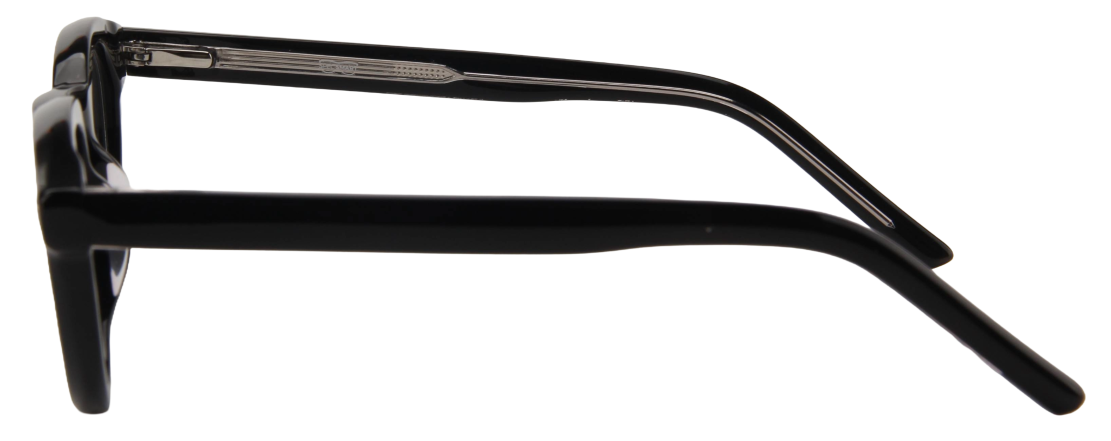 Men Urban Eyeglasses: Bennett - Black - SpecSMART Eye Clinic (Side View)