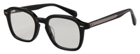 Thumbnail for Men Urban Eyeglasses: Brooks - Black - SpecSMART Eye Clinic (Diagonal View)