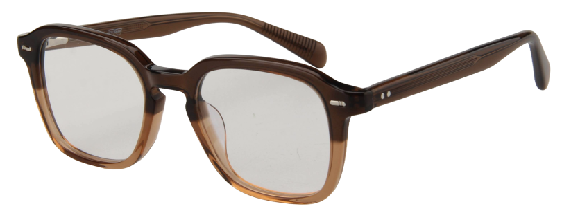Men Urban Eyeglasses: Brooks - Brown - SpecSMART Eye Clinic (Diagonal View)