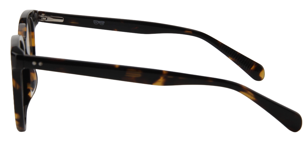 Men Urban Eyeglasses: Charles - Brown Demi - SpecSMART Eye Clinic (Side View)
