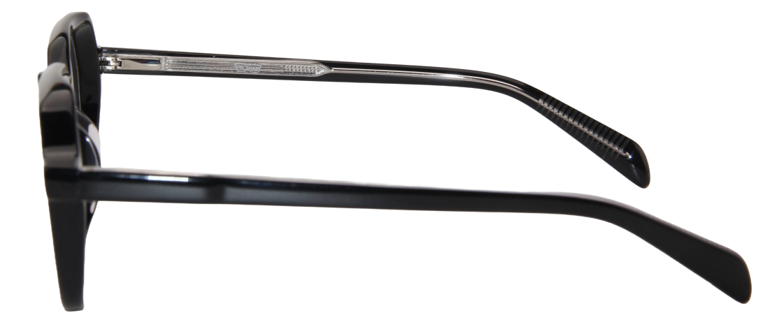 Men Urban Eyeglasses: Damian - Black - SpecSMART Eye Clinic (Side View)