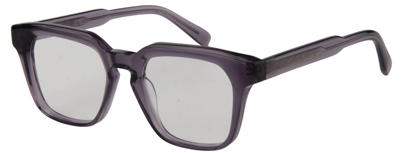 Men Urban Eyeglasses: Dominic - Grey - SpecSMART Eye Clinic (Diagonal View)