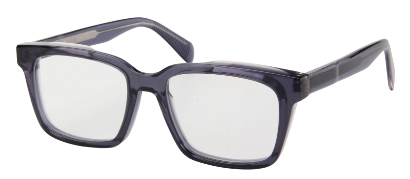 Men Urban Eyeglasses: Duke - Blue Grey - SpecSMART Eye Clinic (Diagonal View)