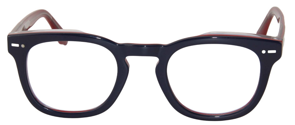 Men Urban Eyeglasses: Edwin - Blue Red - SpecSMART Eye Clinic (Front View)