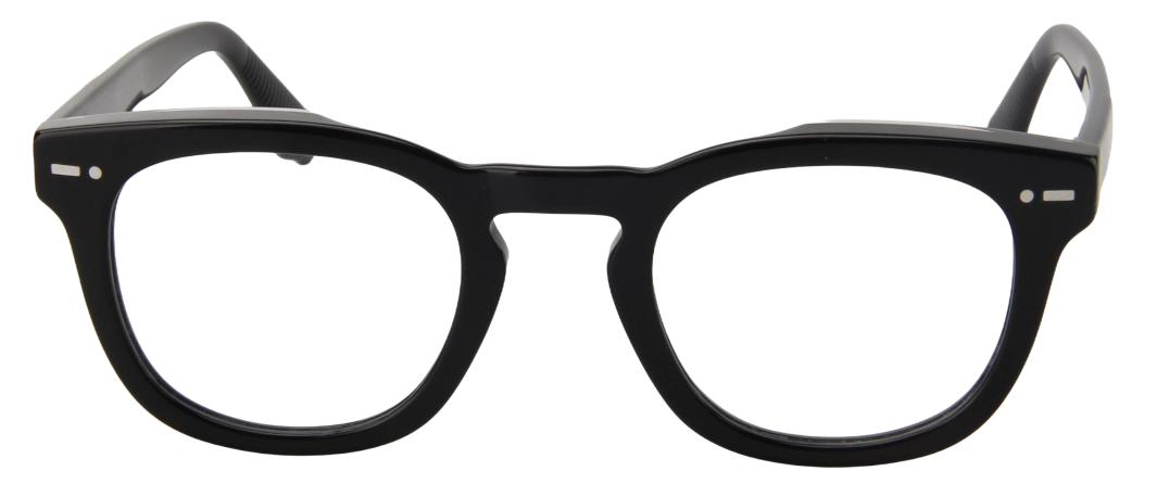 Men Urban Eyeglasses: Edwin - Black - SpecSMART Eye Clinic (Front View)