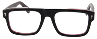Thumbnail for Men Urban Eyeglasses: Elias - Black Red - SpecSMART Eye Clinic (Front View)
