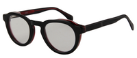 Thumbnail for Men Urban Eyeglasses: Fabian - Black Red - SpecSMART Eye Clinic (Diagonal View)