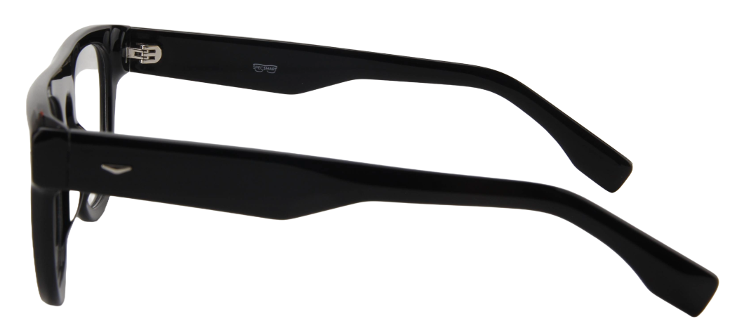 Men Urban Eyeglasses: Gavin - Black - SpecSMART Eye Clinic (Side View)