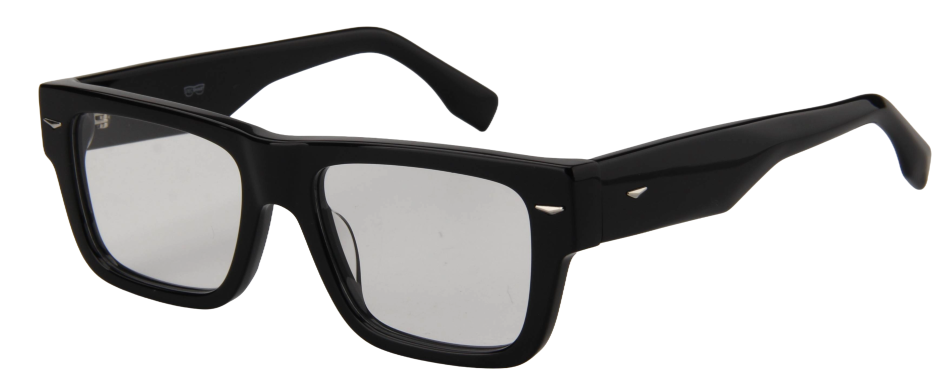 Men Urban Eyeglasses: Grant - Black - SpecSMART Eye Clinic (Diagonal View)