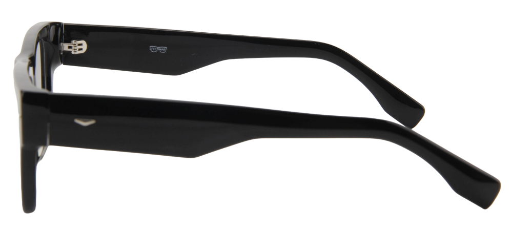 Men Urban Eyeglasses: Grant - Black - SpecSMART Eye Clinic (Side View)