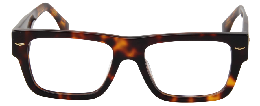 Men Urban Eyeglasses: Grant - Brown Demi - SpecSMART Eye Clinic (Front View)