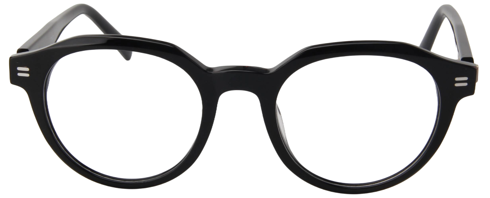 Men Vista Eyeglasses: Felix - Black - SpecSMART Eye Clinic (Front View)