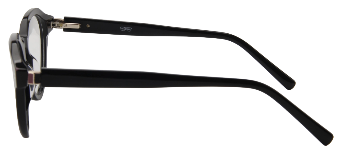 Men Vista Eyeglasses: Felix - Black - SpecSMART Eye Clinic (Side View)