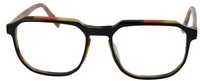 Thumbnail for Men Vista Eyeglasses: Finn - Black Beige - SpecSMART Eye Clinic (Front View)
