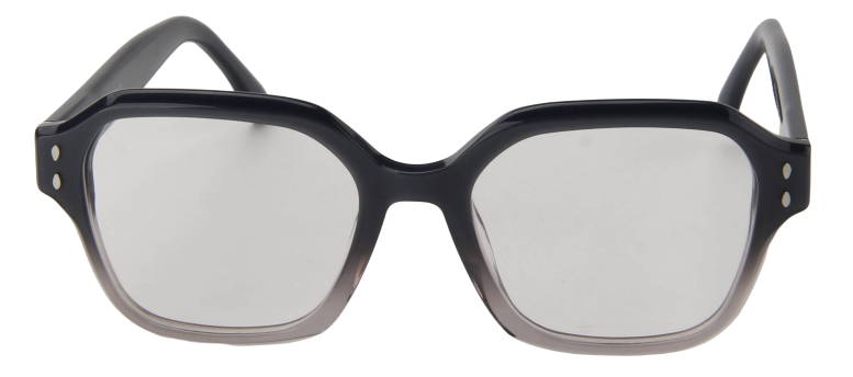 Men Vista Eyeglasses: Griffin - Black Grey - SpecSMART Eye Clinic (Front View)