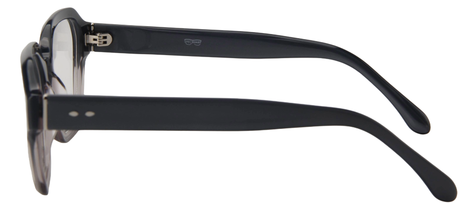 Men Vista Eyeglasses: Griffin - Black Grey - SpecSMART Eye Clinic (Side View)