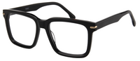 Thumbnail for Men Vista Eyeglasses: Harrison - Black - SpecSMART Eye Clinic (Diagonal View)