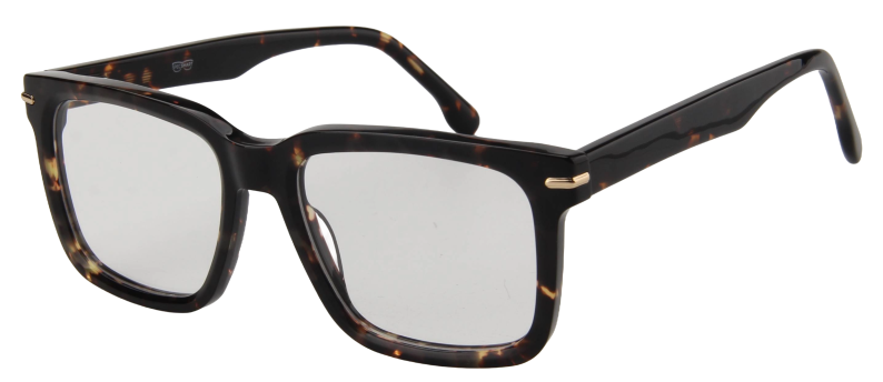 Men Vista Eyeglasses: Harrison - Brown Demi - SpecSMART Eye Clinic (Diagonal View)