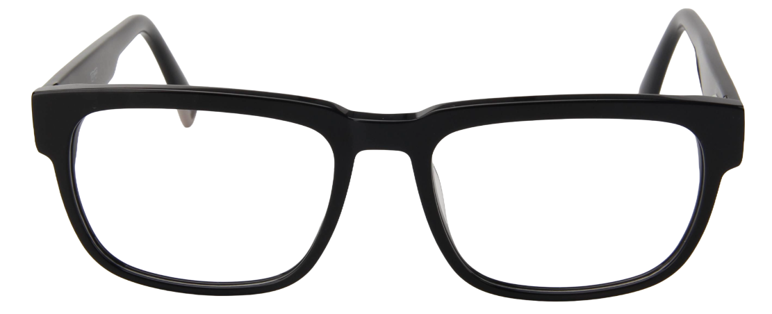Men Vista Eyeglasses: Henry - Black - SpecSMART Eye Clinic (Front View)