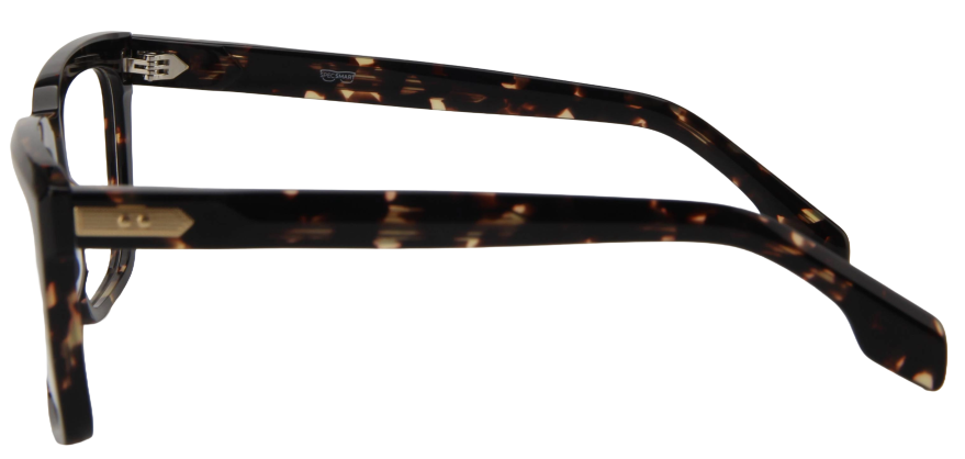 Men Vista Eyeglasses: Ian - Brown Demi - SpecSMART Eye Clinic (Side View)