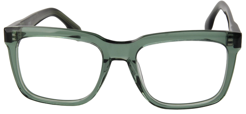 Men Vista Eyeglasses: Ian - Green - SpecSMART Eye Clinic (Front View)