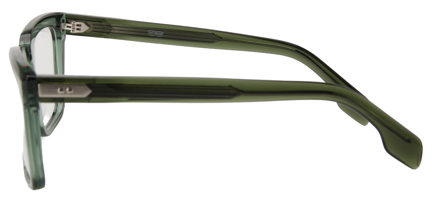 Men Vista Eyeglasses: Ian - Green - SpecSMART Eye Clinic (Side View)