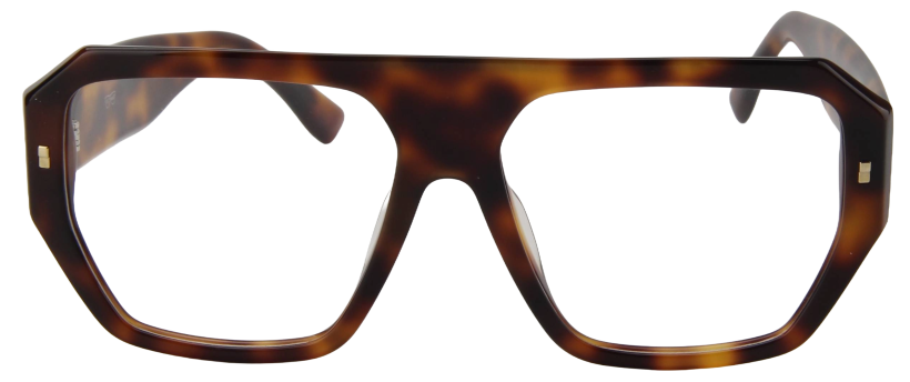 Men Vista Eyeglasses: Julian - Brown Demi - SpecSMART Eye Clinic (Front View)