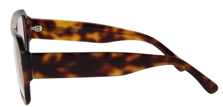 Men Vista Eyeglasses: Julian - Brown Demi - SpecSMART Eye Clinic (Side View)