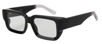 Thumbnail for Men Vista Eyeglasses: Lawrence - Black - SpecSMART Eye Clinic (Diagonal View)
