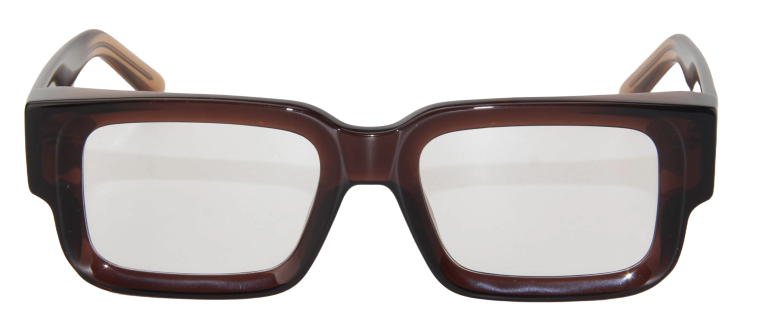 Men Vista Eyeglasses: Lawrence - Brown - SpecSMART Eye Clinic (Front View)