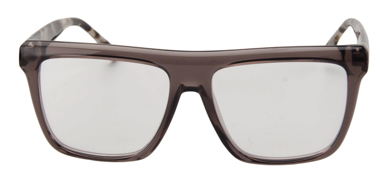 Men Cristal Eyeglasses: Lucas - Grey Demi - SpecSMART Eye Clinic (Front View)