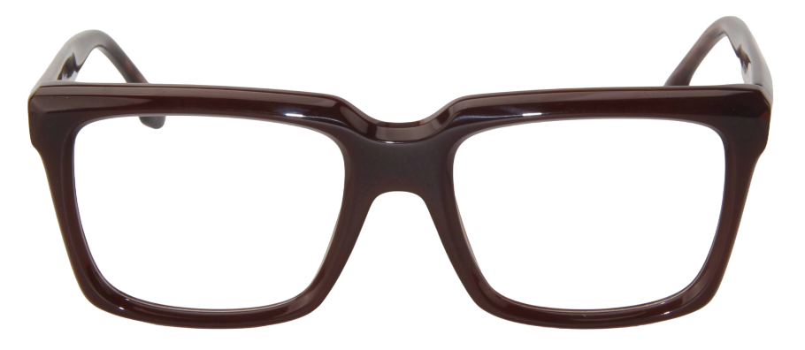 Men Cristal Eyeglasses: Magnus - Brown - SpecSMART Eye Clinic (Front View)