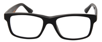 Thumbnail for Men Cristal Eyeglasses: Martin - Black Demi - SpecSMART Eye Clinic (Front View)