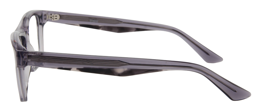 Men Cristal Eyeglasses: Martin - Grey - SpecSMART Eye Clinic (Side View)