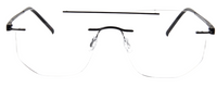 Thumbnail for Men Urban Eyeglasses : Brun - Black - SpecSMART Eye Clinic (Front View)