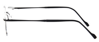 Thumbnail for Men Rimless Eyeglasses : Kumi - Matte Black - SpecSMART Eye Clinic (Side View)
