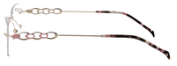 Thumbnail for Women Rimless Eyeglasses : Clara  - Pink Gold - SpecSMART Eye Clinic (Side View)